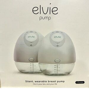 Elvie Wearable Double Breast Pump hands free electric cordless breastfeeding